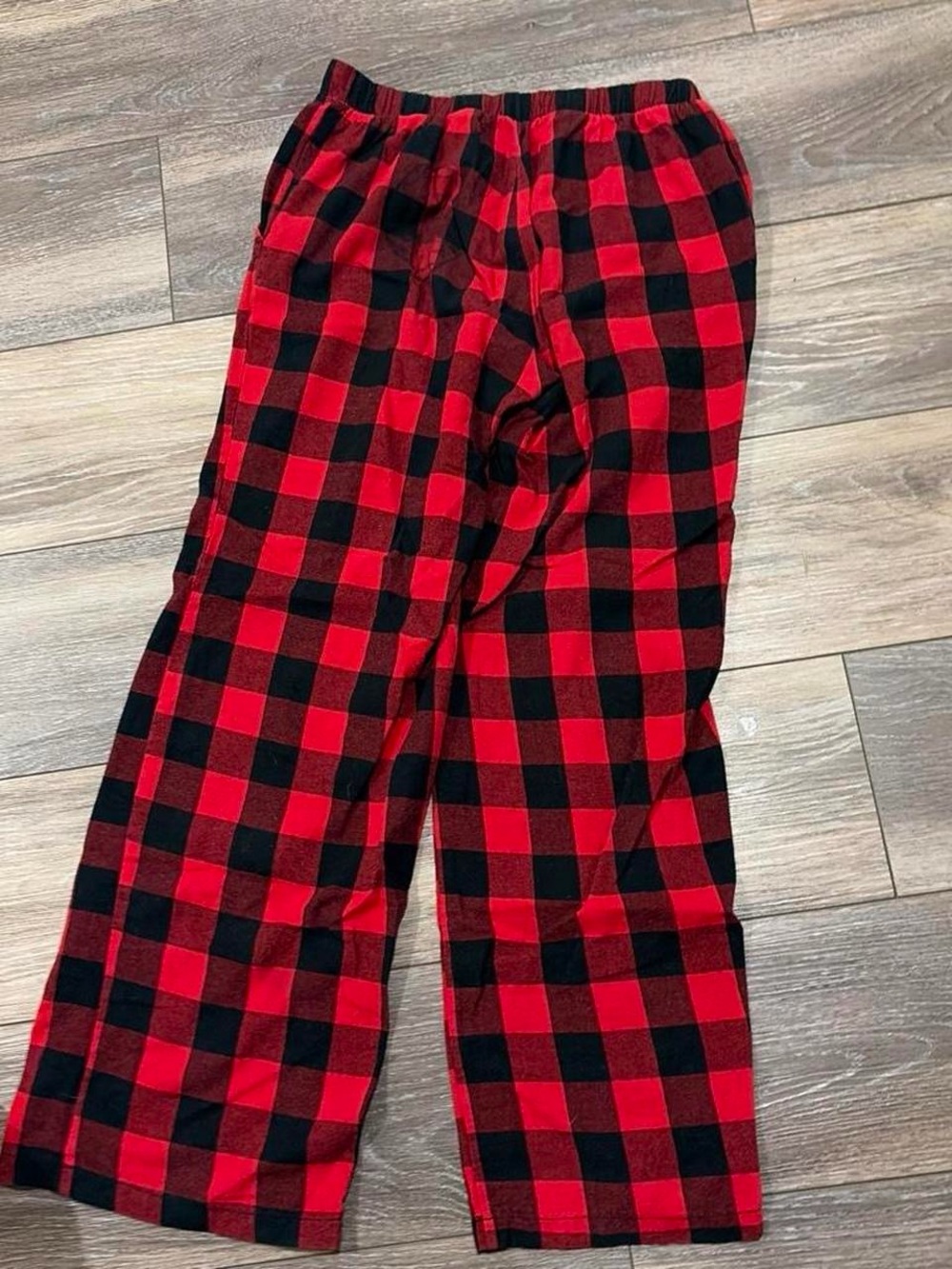 Kids Red & Black Buffalo Plaid Pajama Pants